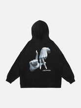 Hoodie mit Gesten-Print -1268